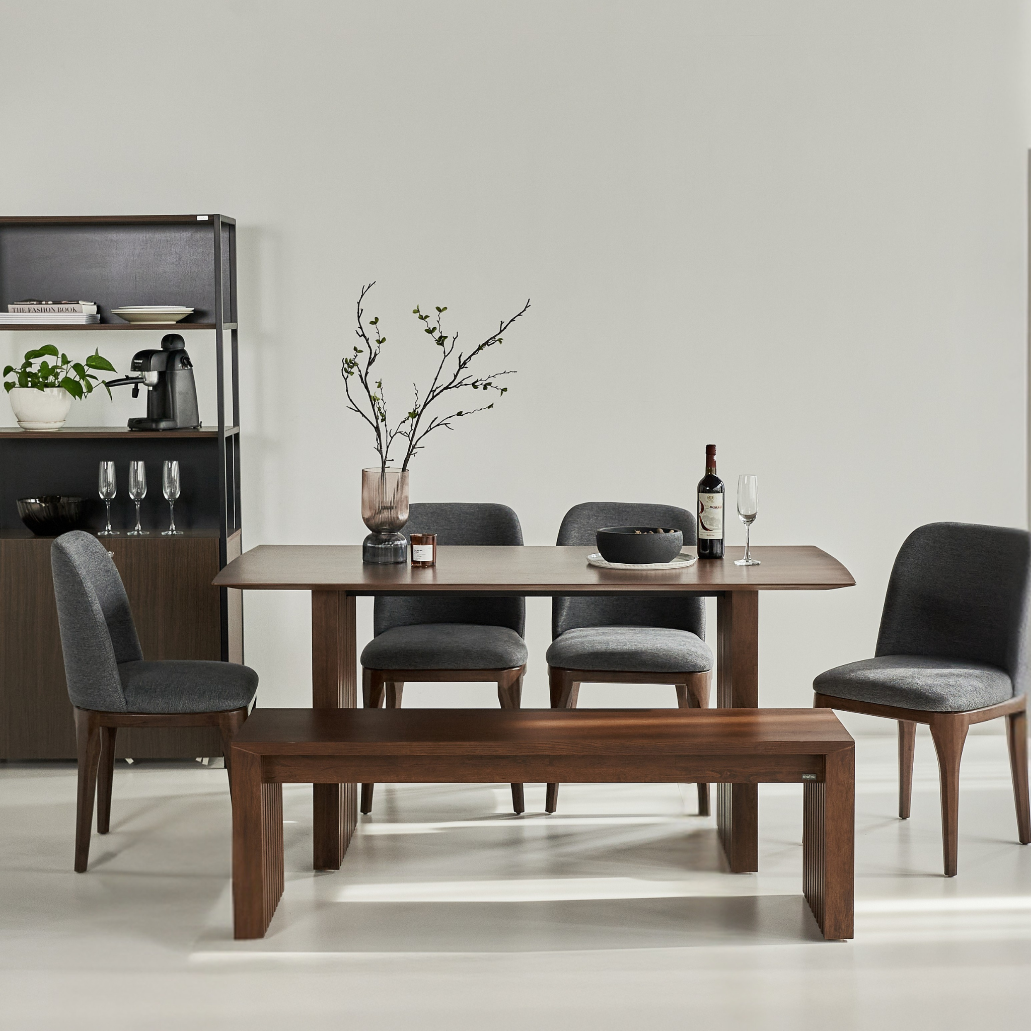  Bộ Bàn Ăn 6 Ghế Gỗ Tự Nhiên PLANK 