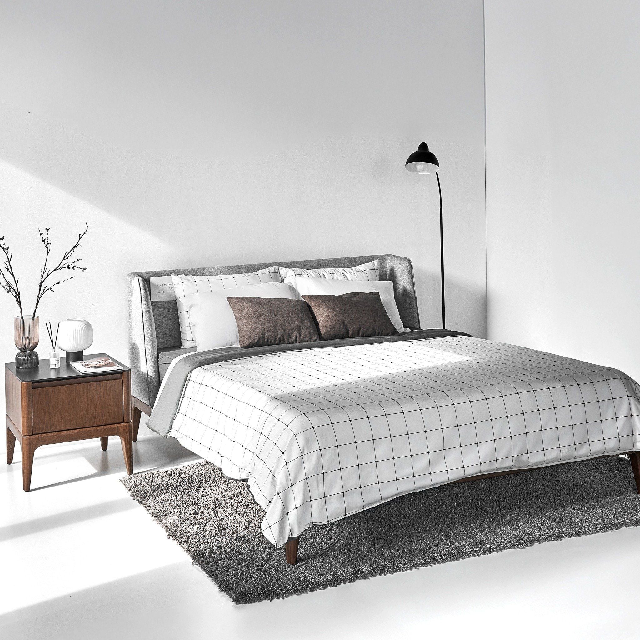  Tủ Đầu Giường Gỗ Tần Bì Cao Cấp SCARLET - MOHO Signature 