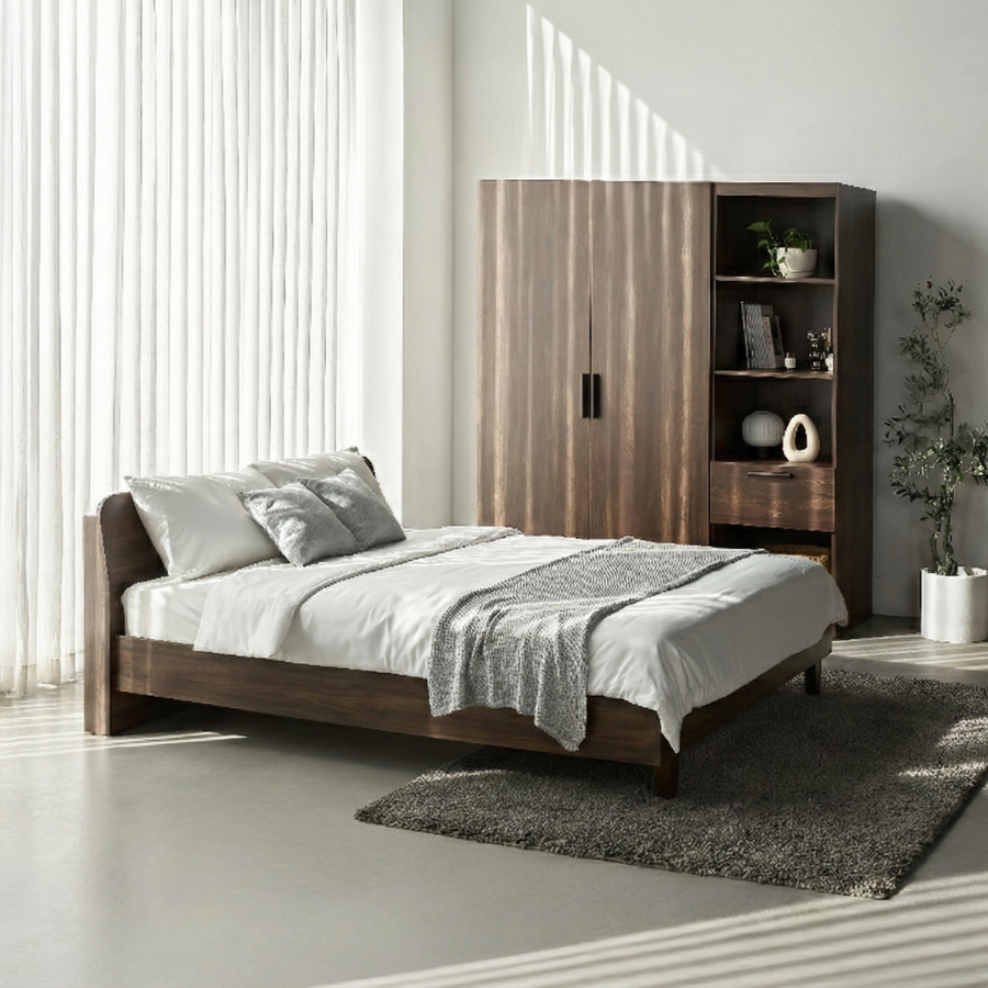  Full Combo Phòng Ngủ MOHO KOSTER Màu Nâu 