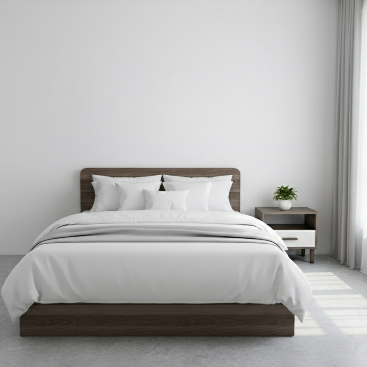  Combo Phòng Ngủ Narvik 201 Màu Nâu 