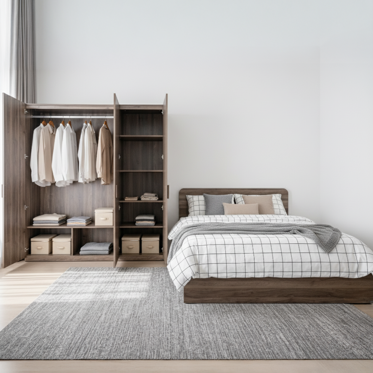  Combo Phòng Ngủ Narvik 201 Màu Nâu 