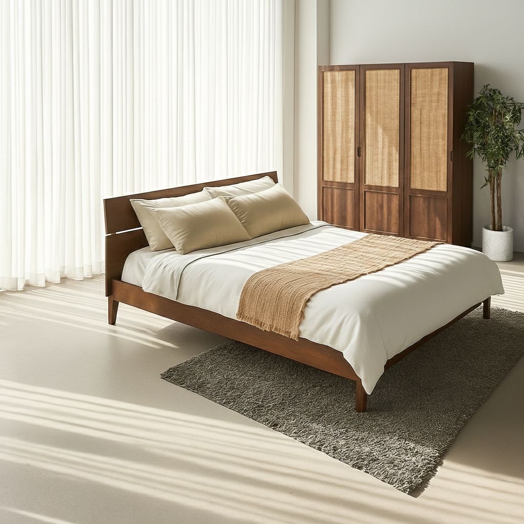  Combo Giường Tủ Quần Áo VLINE V3 