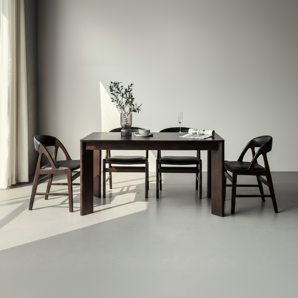  GHẾ ĂN SOLUNA (Màu Nâu/ Đen) Ver 2 