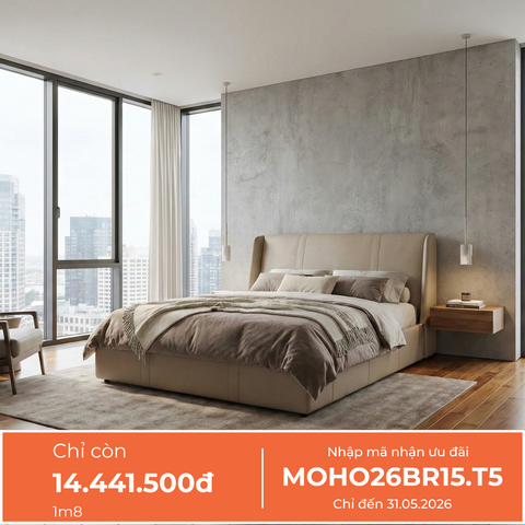  Giường Ngủ Bọc Da Cao Cấp Hiện Đại MOHO BLINK 