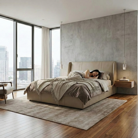  Giường Ngủ Bọc Da Cao Cấp Hiện Đại MOHO BLINK 