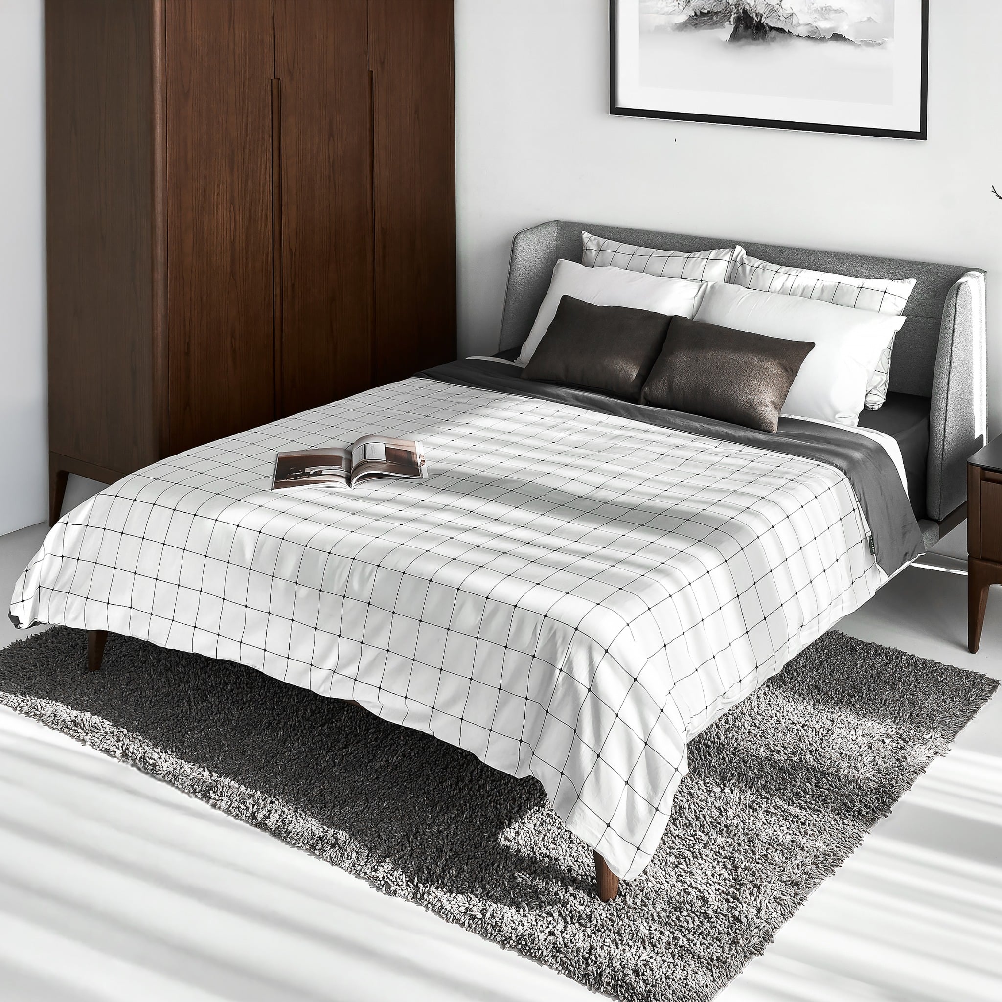  Giường Ngủ Bọc Vải 1m6 SCARLET - MOHO Signature 