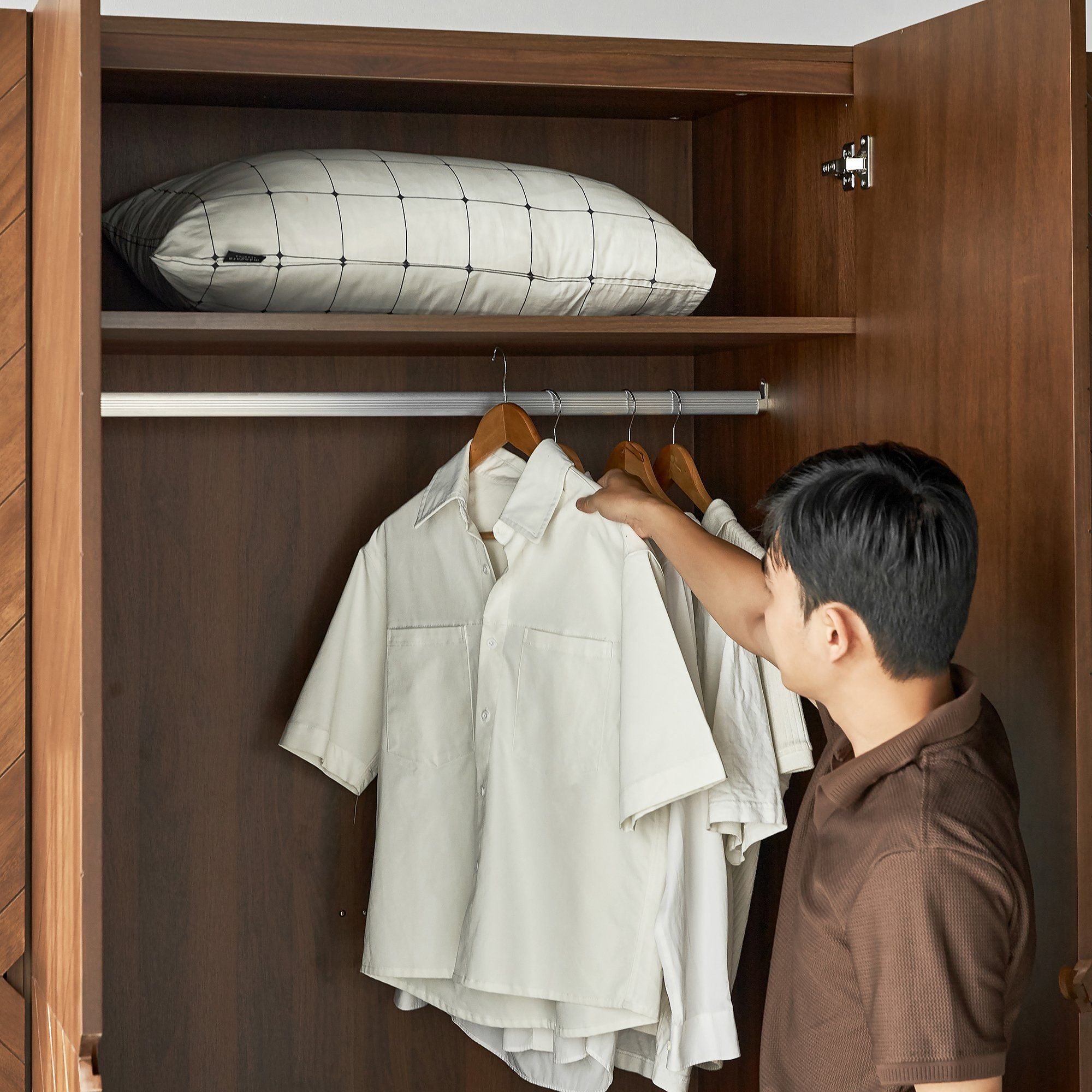  Set Tủ Quần Áo MOHO HOBRO 301 3 Cánh Ngăn Kệ 