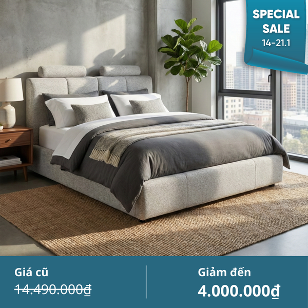  Giường Ngủ Bọc Vải Cao Cấp MOHO BOND 