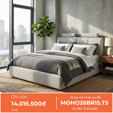  Giường Ngủ Bọc Vải Cao Cấp MOHO BOND 