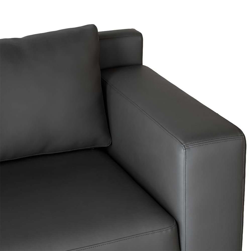  Ghế Sofa  Da Microfiber PU MOHO RIGA Dark Grey 