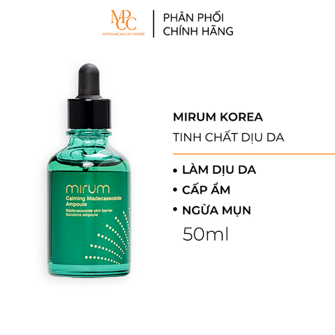 Tinh chất làm dịu, cấp ẩm, giảm mụn, giảm viêm Mirum 50ml – Mirum Calming Madecassoside Ampoule