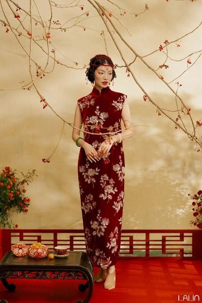  Đầm Nhung Diễm Tường 