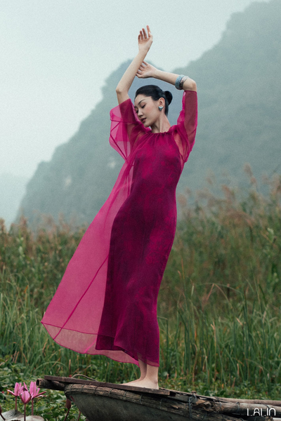  Đầm tơ Thụy Hoa 