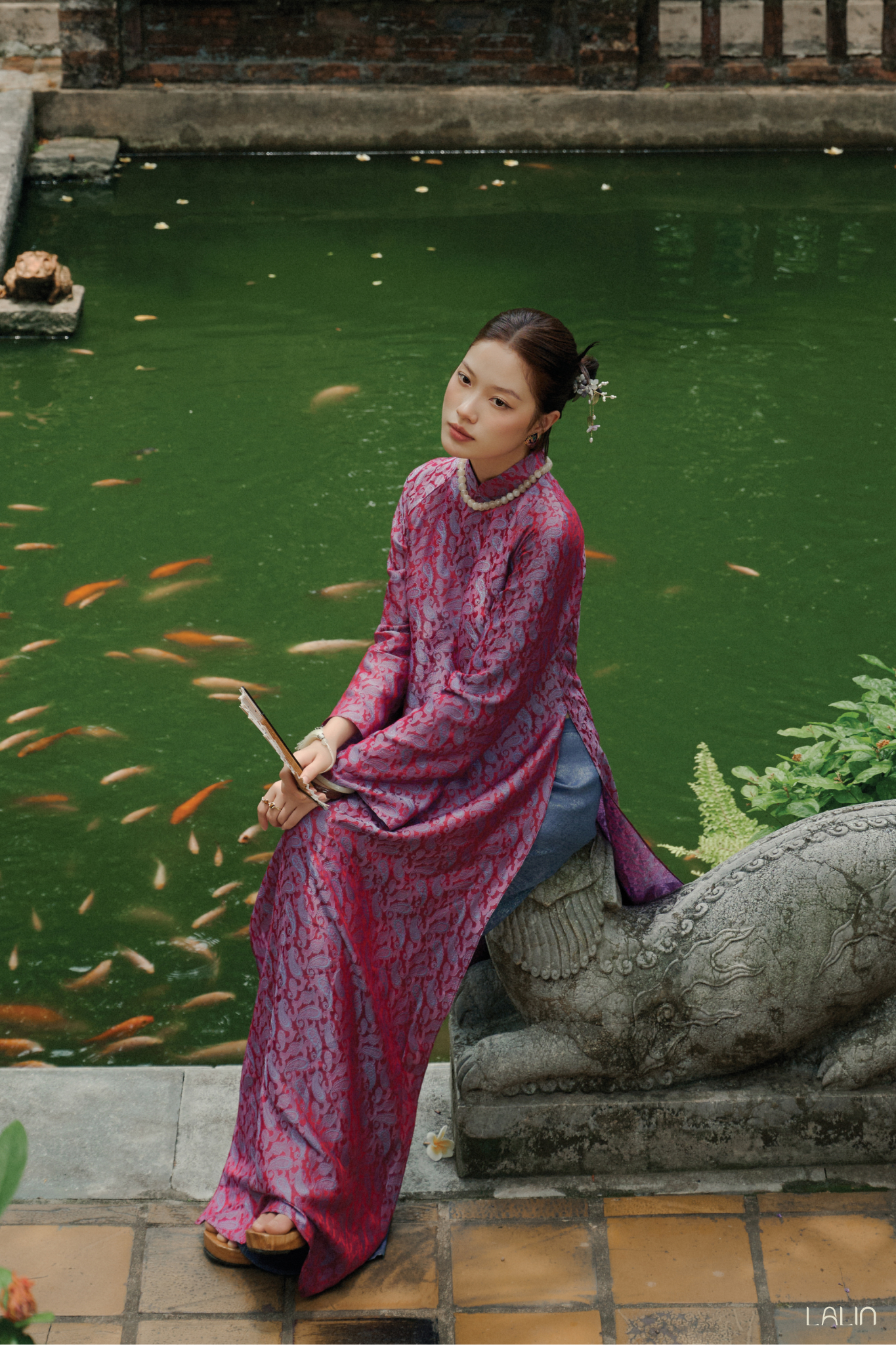 Áo Dài Tơ Tằm Châu Yên