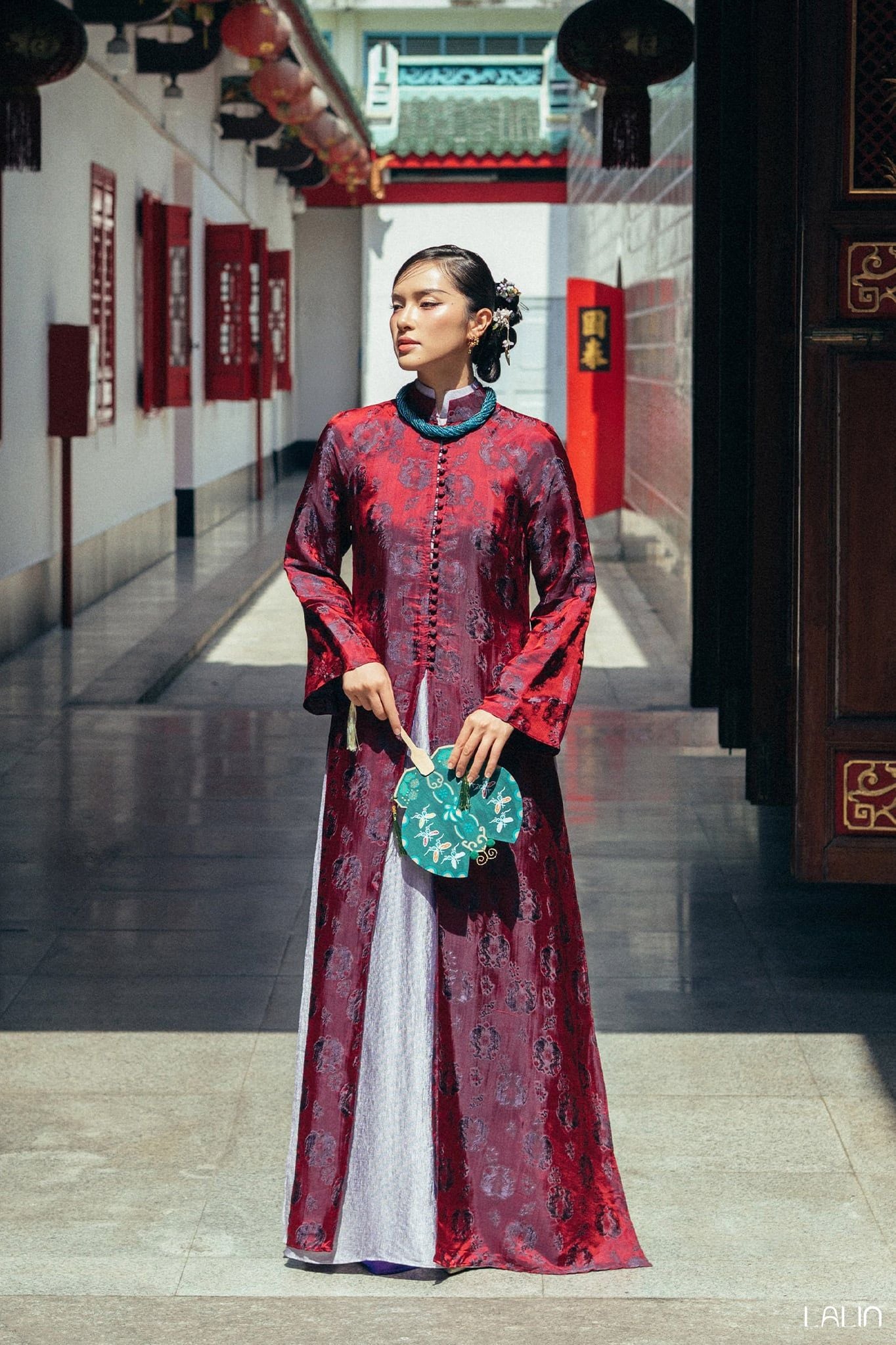 Áo Dài Tơ Tằm Xuân Ảnh