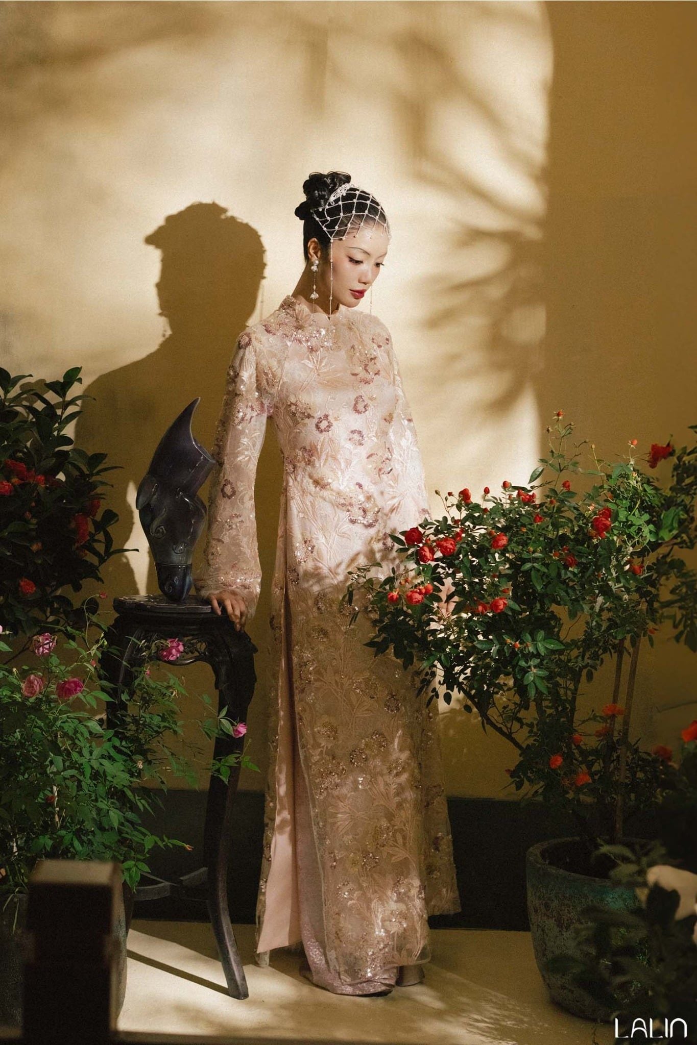 Áo Dài Kim Sa Tường Yến