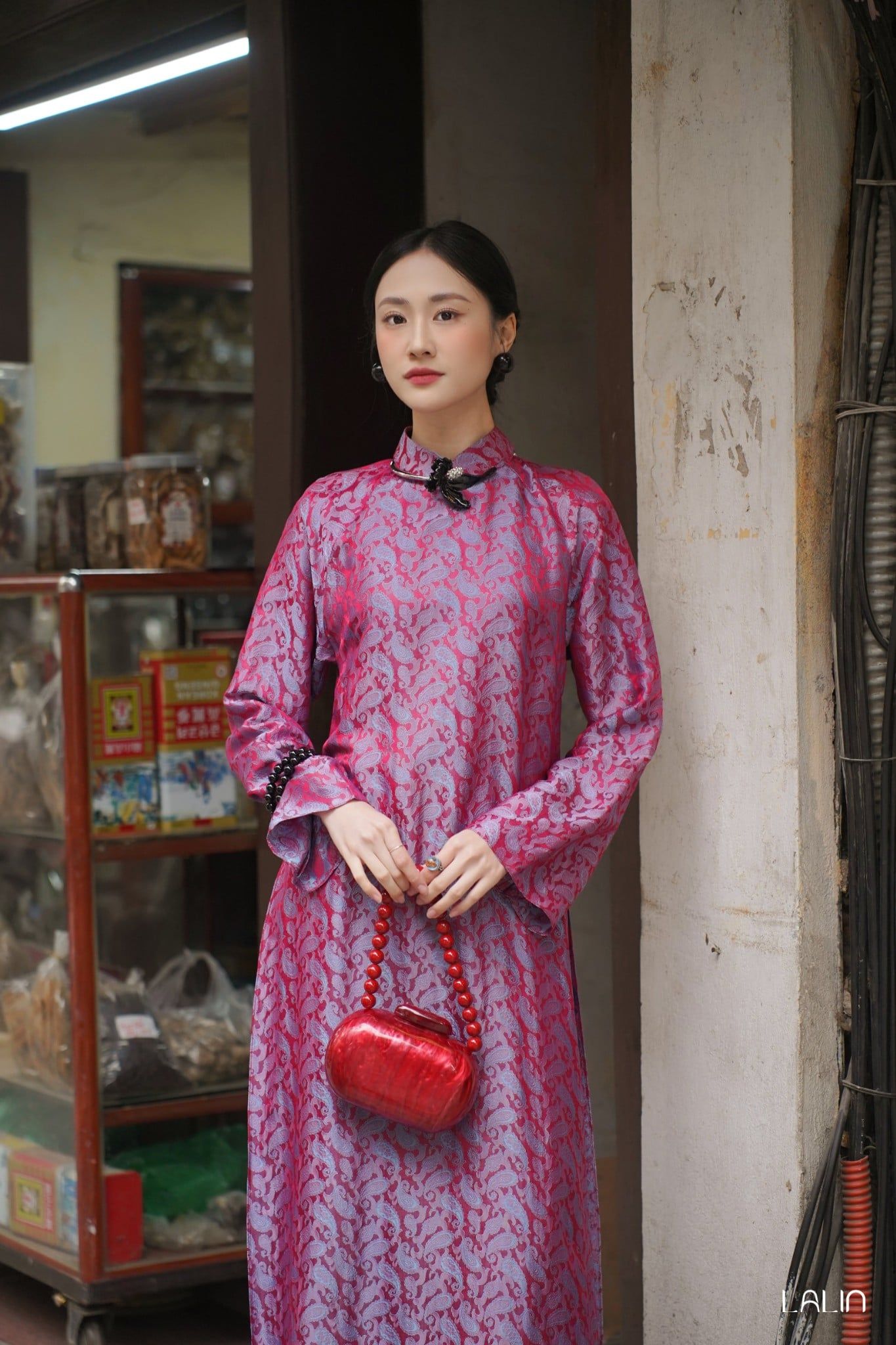Áo Dài Tơ Tằm Châu Yên