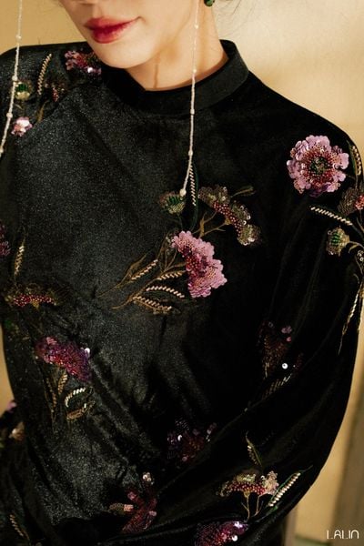  Áo Dài Nhung Tường Thy 