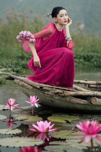  Đầm tơ Thụy Hoa 