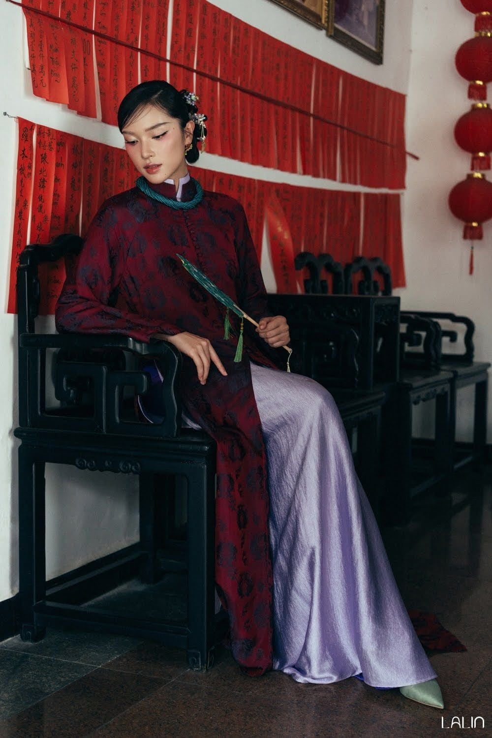 Áo Dài Tơ Tằm Xuân Ảnh