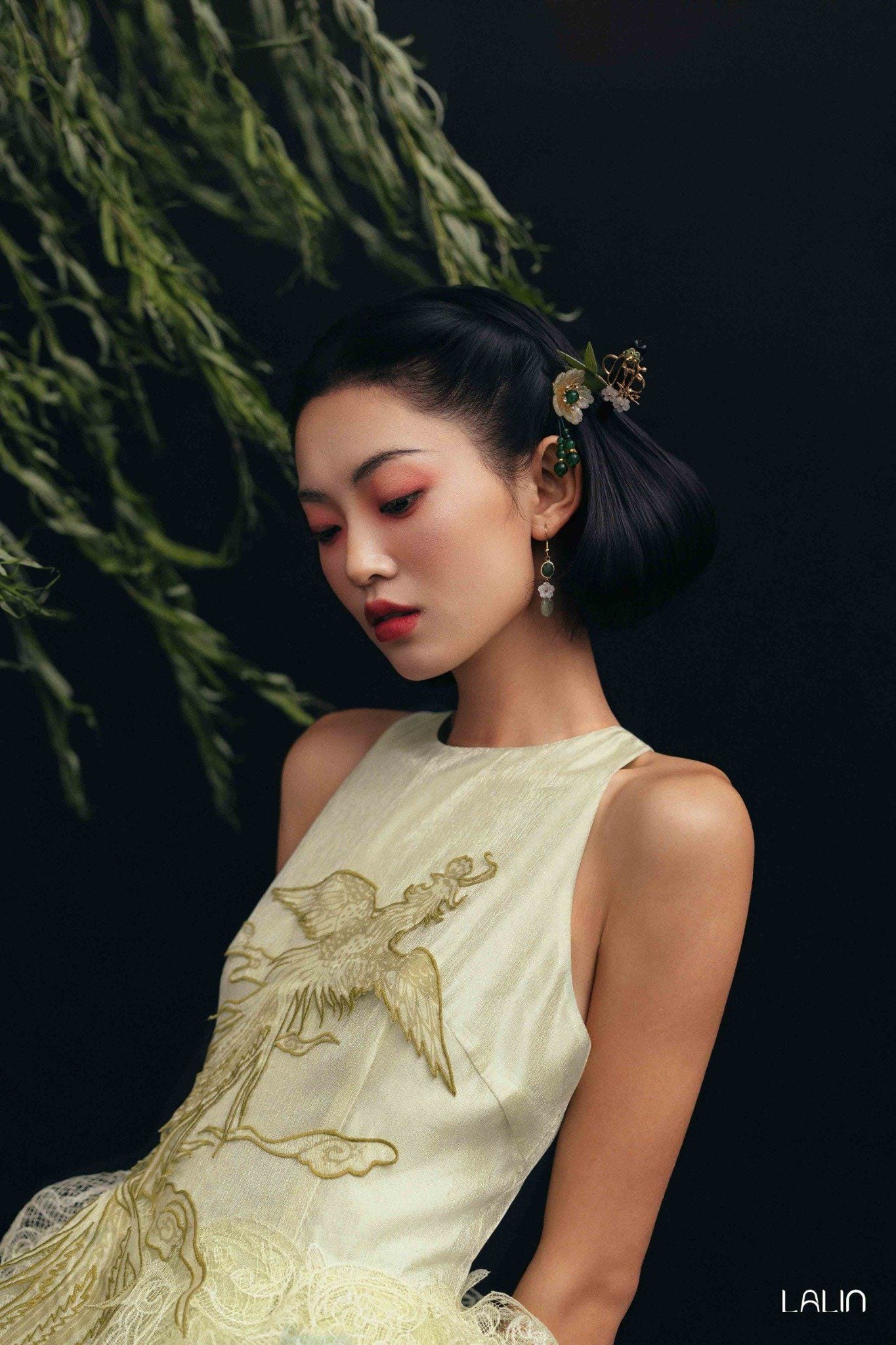 Đầm Tơ Đính Kết Giao Đình