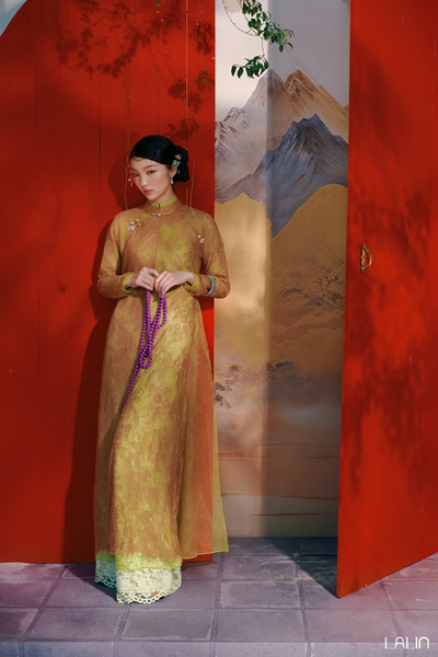  Áo Dài Ren Khuê Ánh 