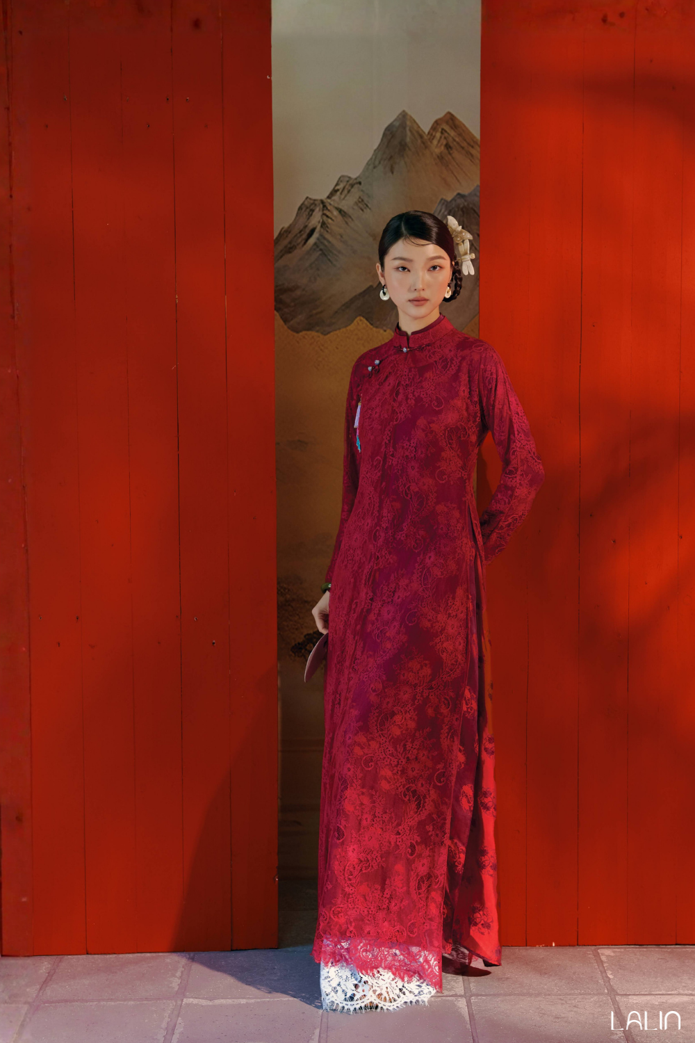 Áo Dài Ren Nhã Khuê