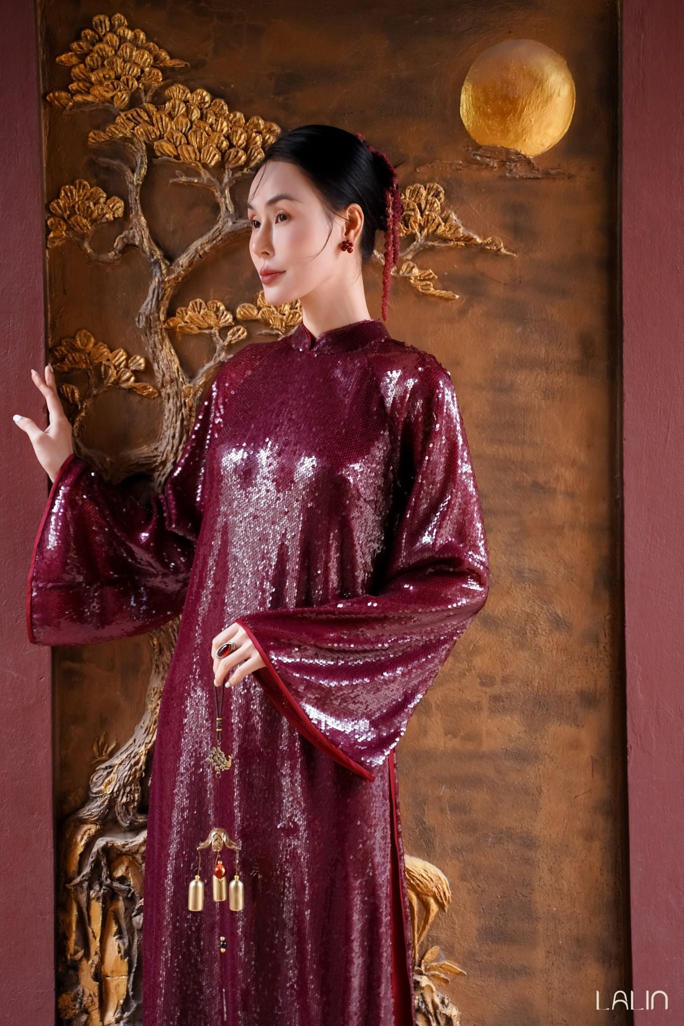 Áo Dài Kim Sa Giáng Châu