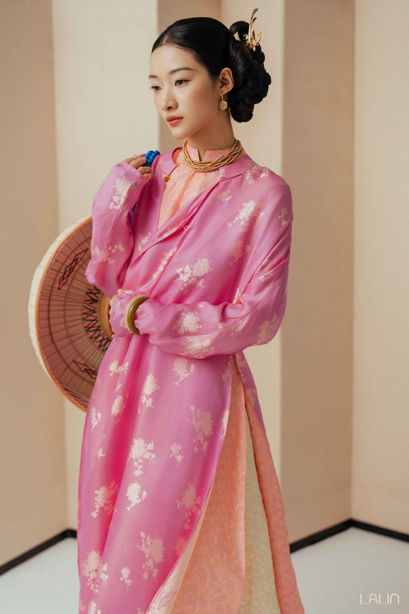 Áo Dài Tơ Tằm Cẩm Giao