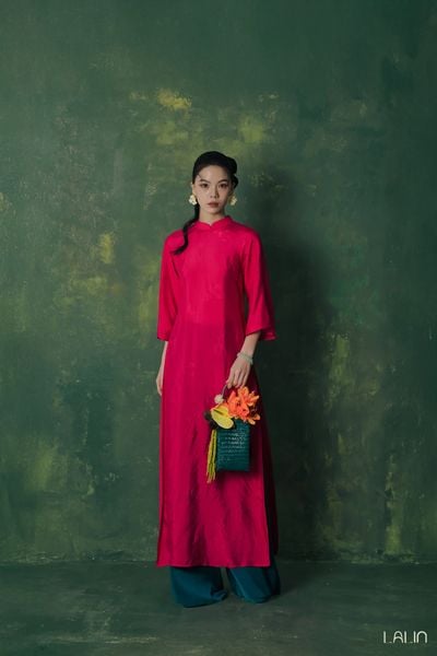  Áo Dài Tơ Tằm Lan Nghi 