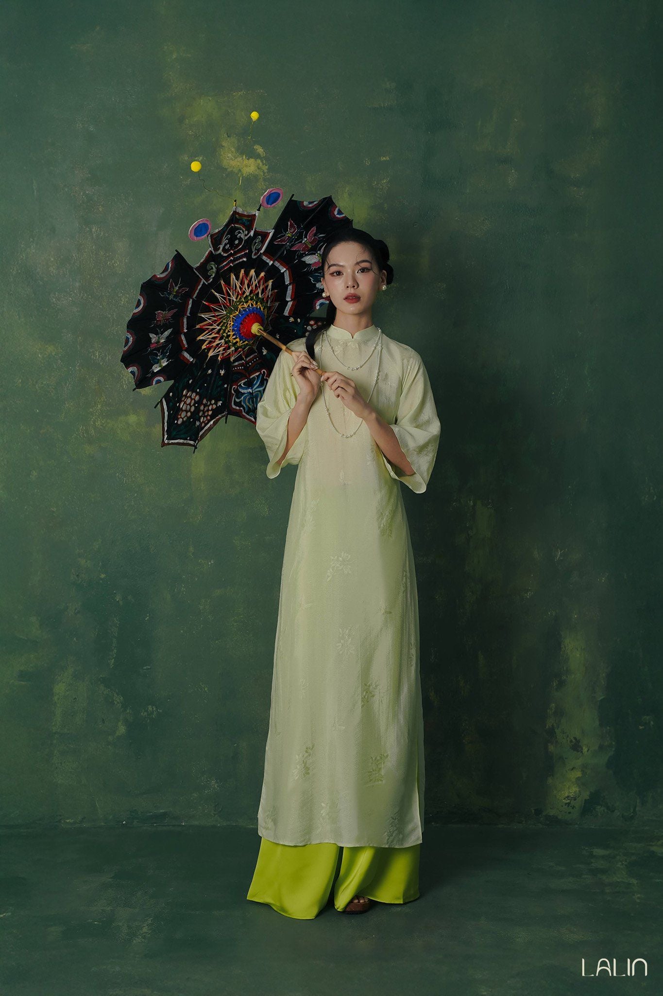 Áo Dài Tơ Tằm Lan Ngọc