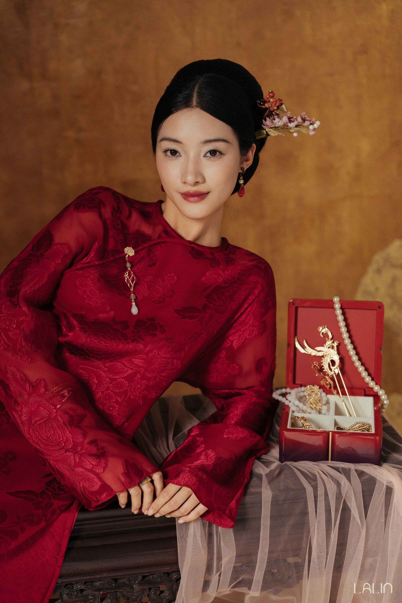 Áo Dài Tơ Tằm Giao Như