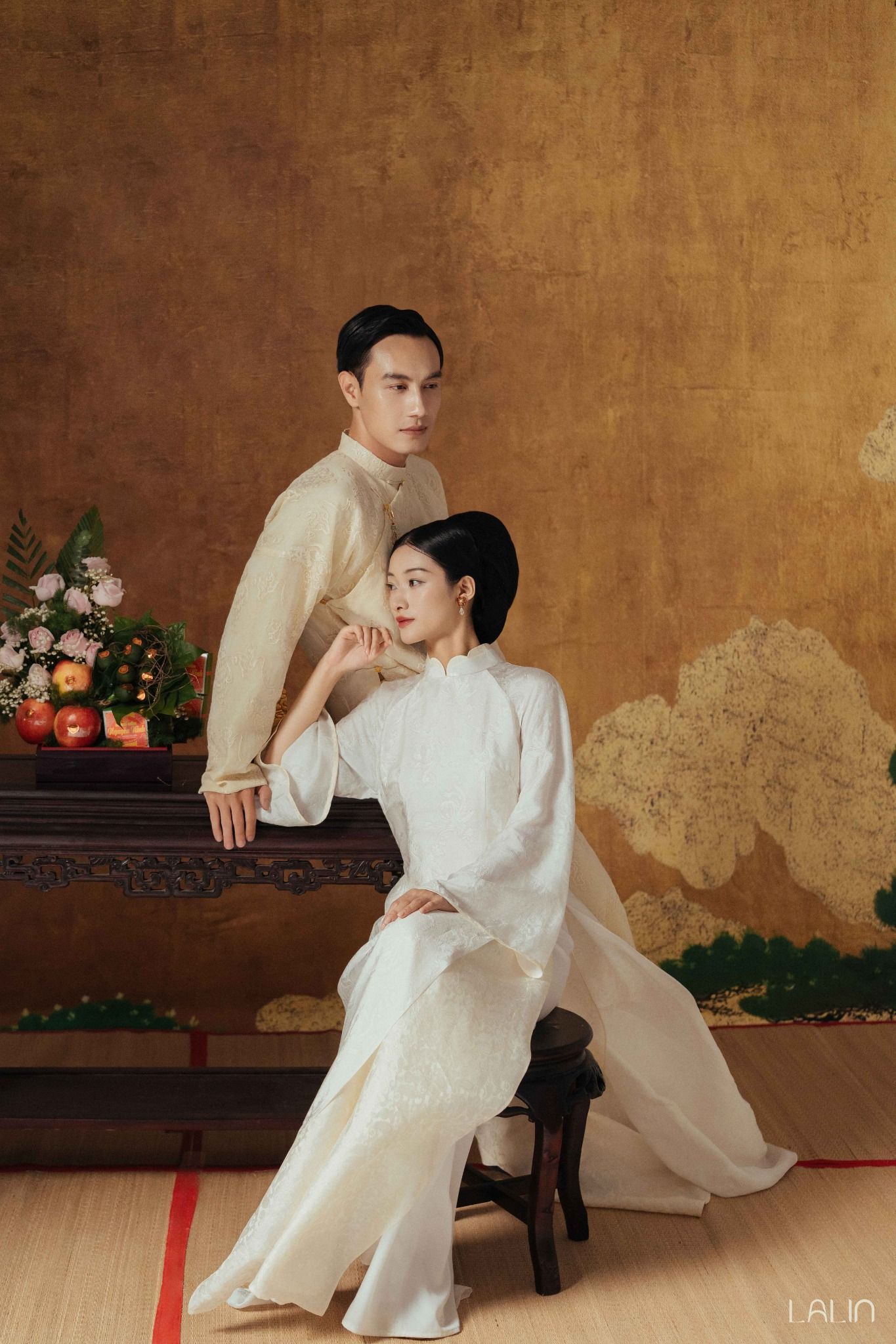 Áo Dài Tơ Tằm Hạnh Giao