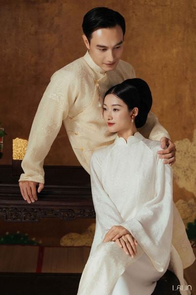  Áo Dài Tơ Tằm Hạnh Giao 