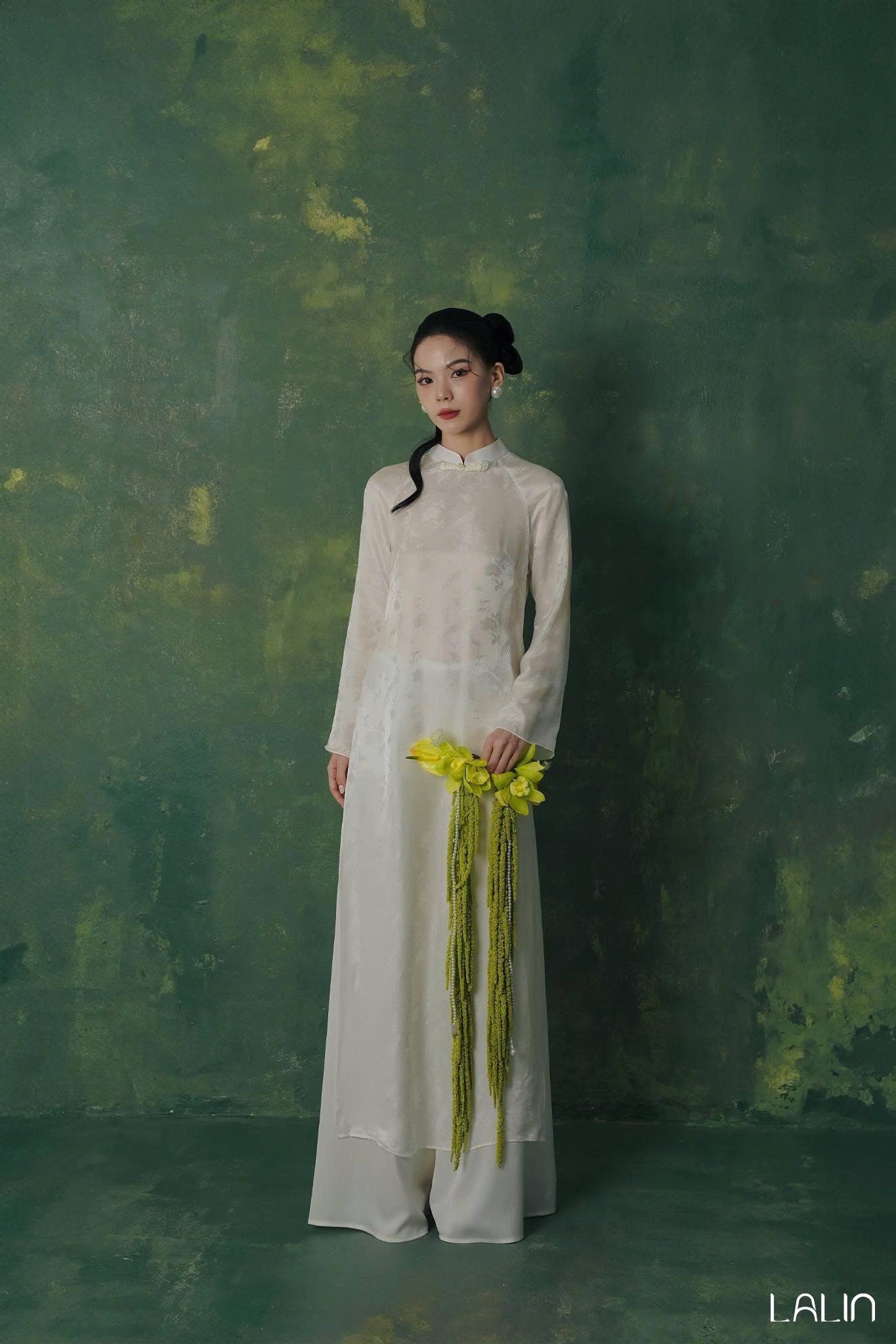 Áo Dài Tơ Tằm Thiên Kim