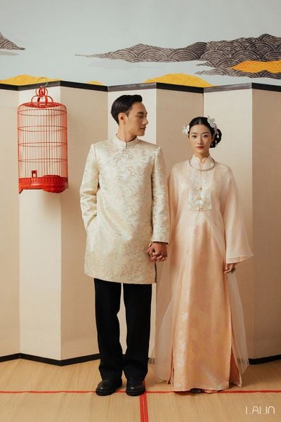  Áo Dài Nam Giao Vỹ 