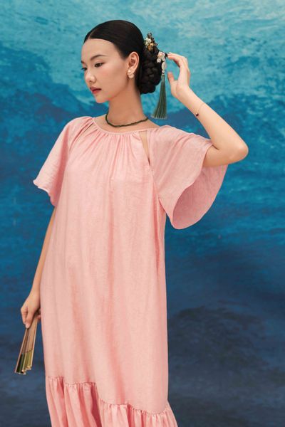  Đầm Tơ Đính Kết Liên Như 