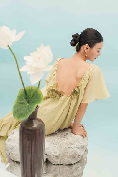  Đầm Tơ Đính Kết Liên Dao 