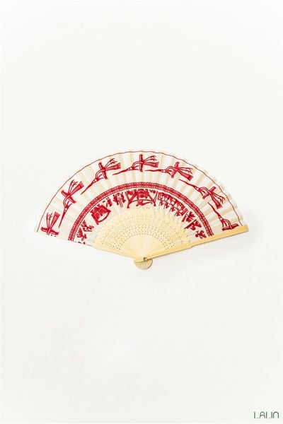  Quạt Lụa Lạc Uyển 