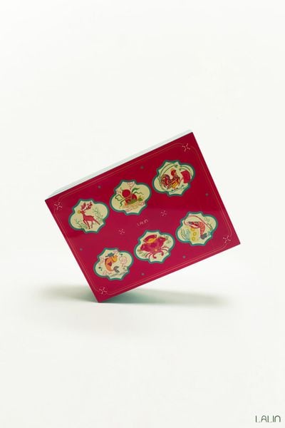  Hộp Mứt Sơn Mài Bầu Cua Lộc Uyển 