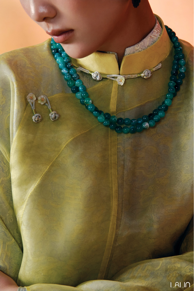  Áo Dài Tơ Dung Khuê 