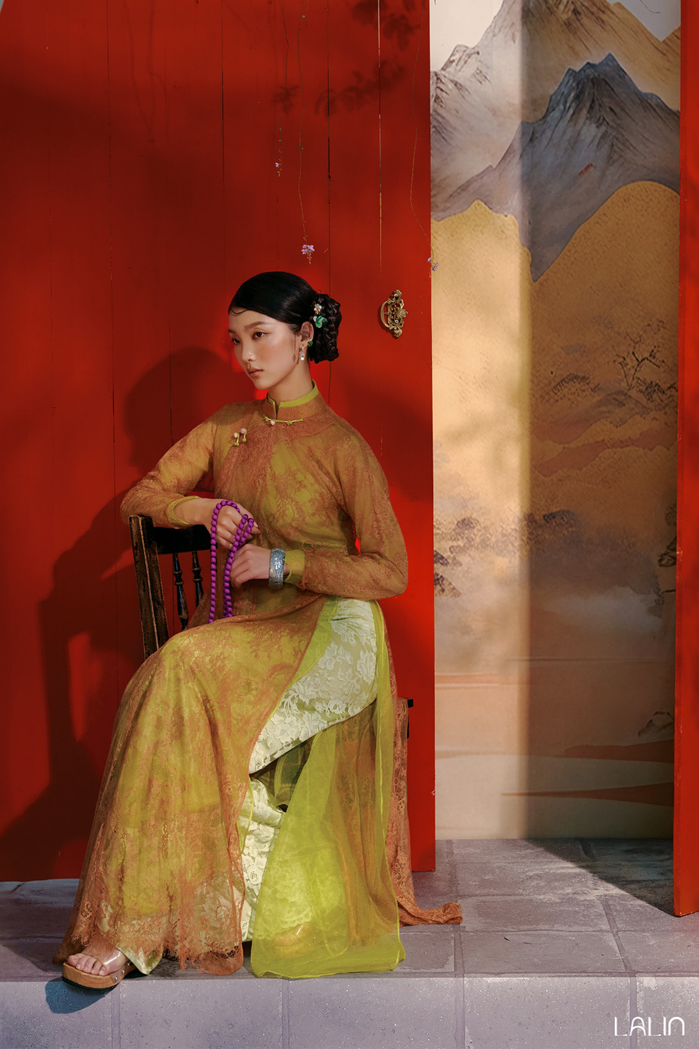 Áo Dài Ren Khuê Ánh