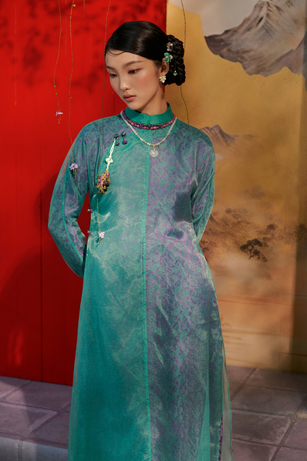 Áo Dài Tơ Khuê Ngọc