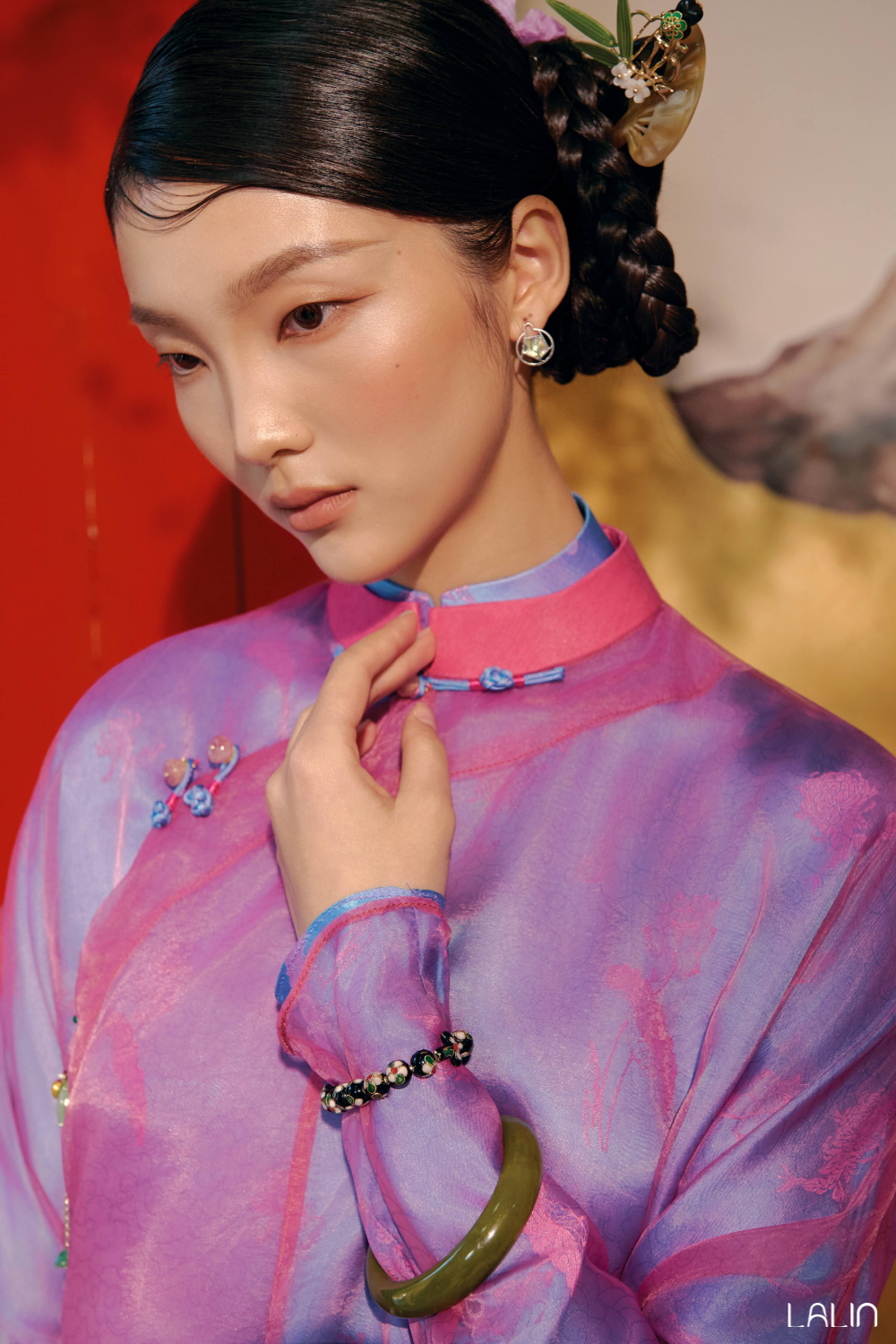 Áo Dài Tơ Khuê Uyển