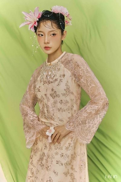  Áo Dài Ren Liễu Yên 