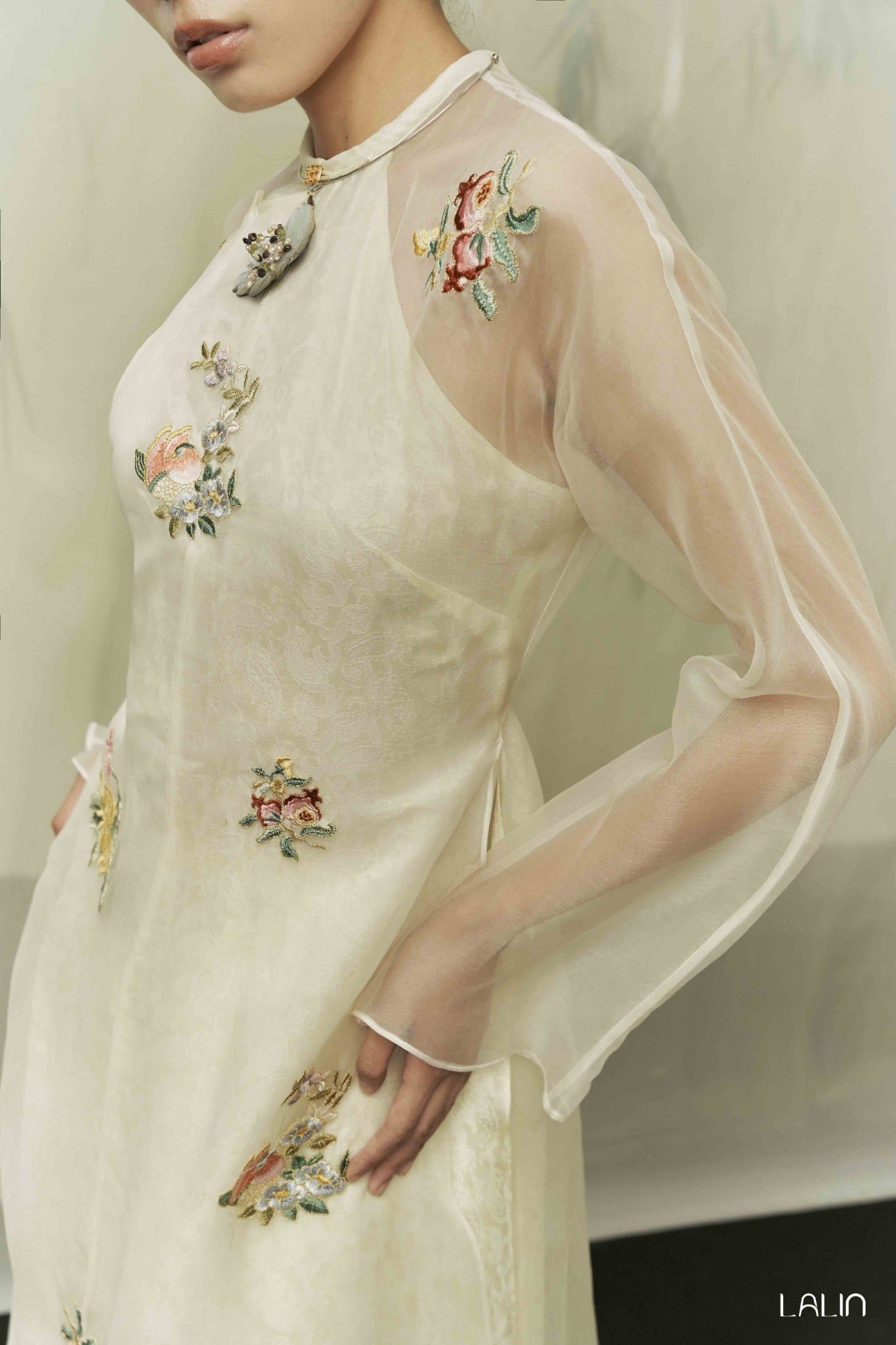 Áo Dài Tơ Tằm Yên Linh