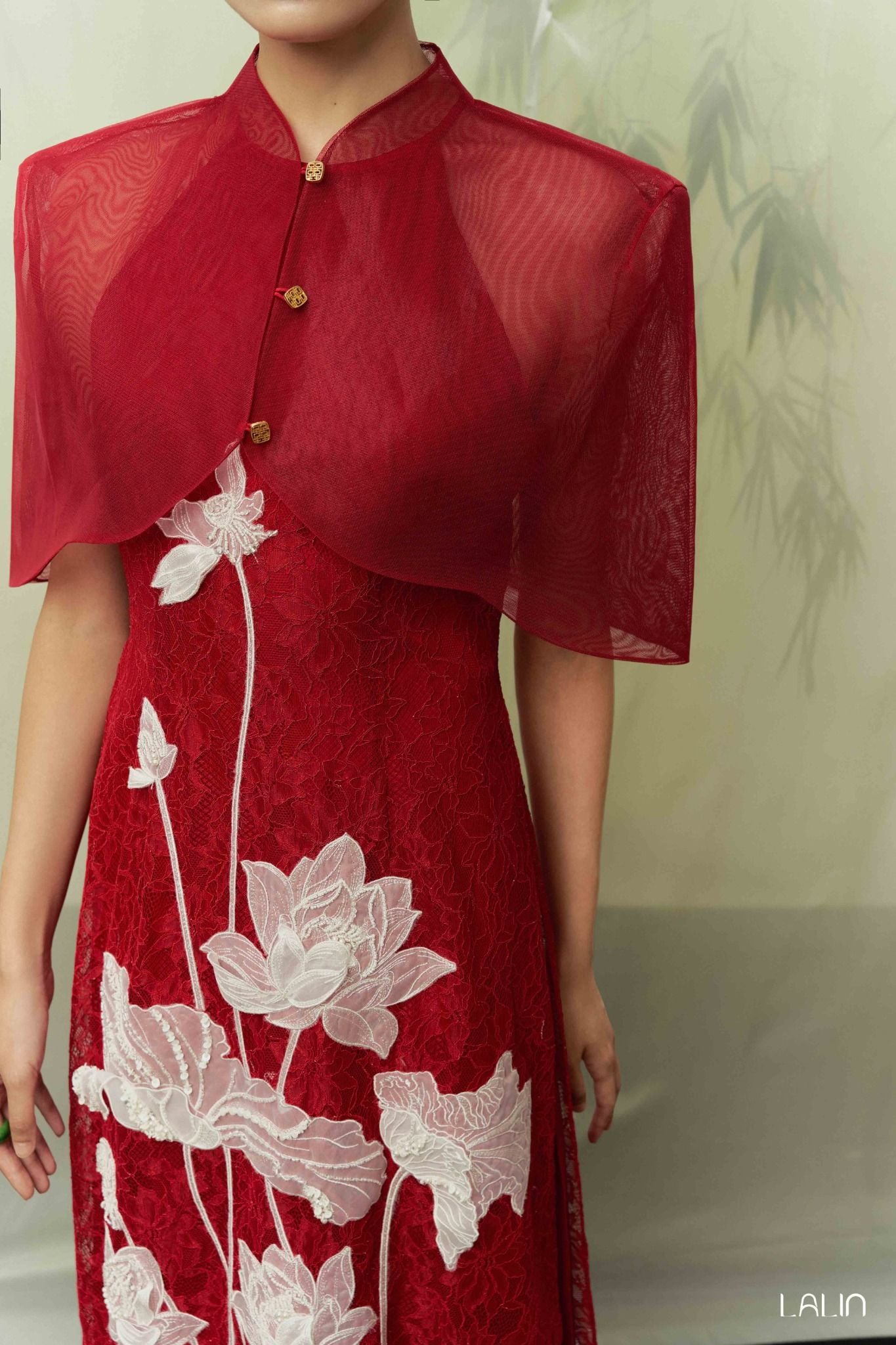 Áo Dài Đính Kết Thục Yên