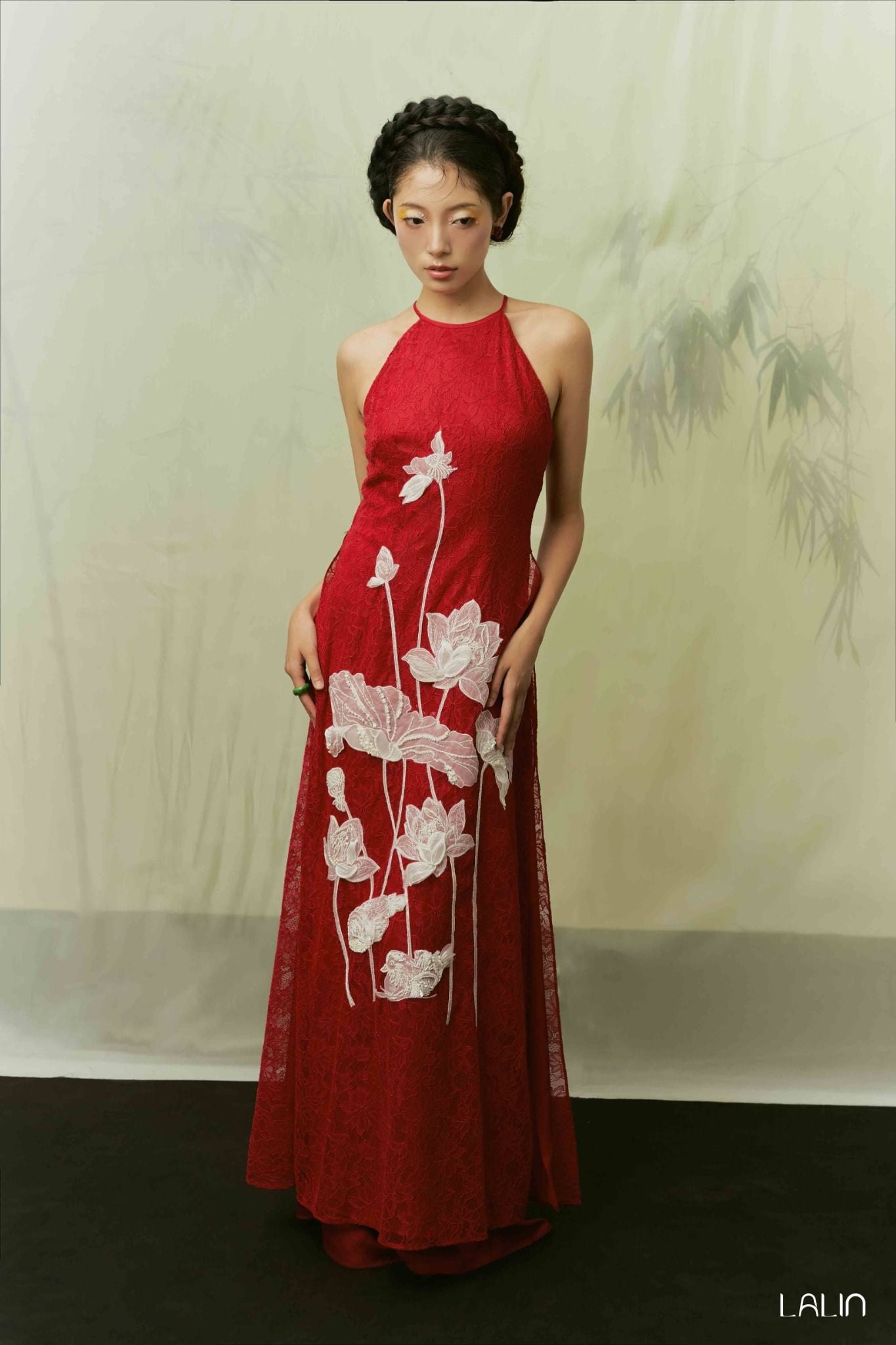 Áo Dài Đính Kết Thục Yên