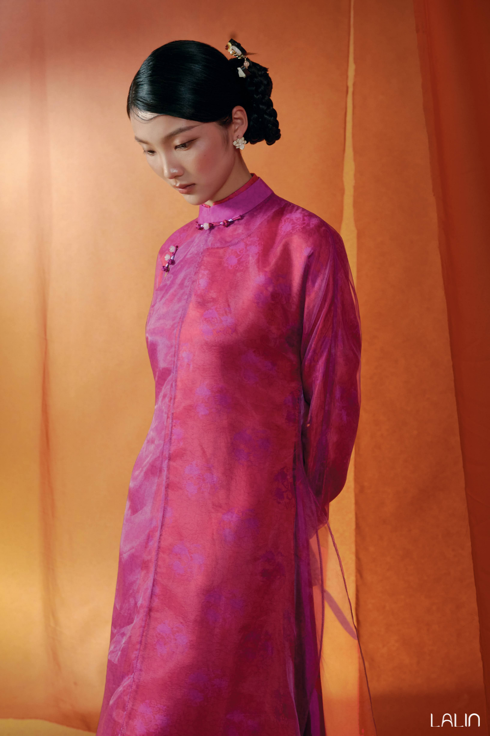 Áo Dài Tơ Thư Khuê