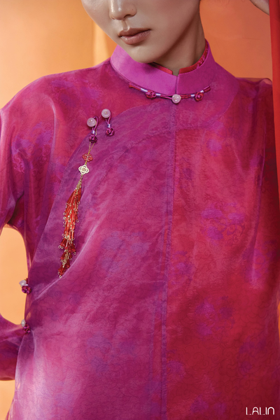  Áo Dài Tơ Thư Khuê 